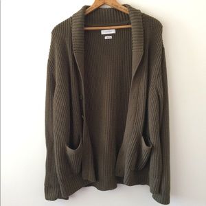 Urban Olive Green Cardigan